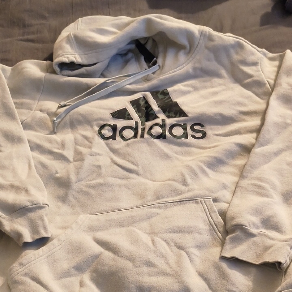 Adidas Classic Light Green Hoodie with Black Logo